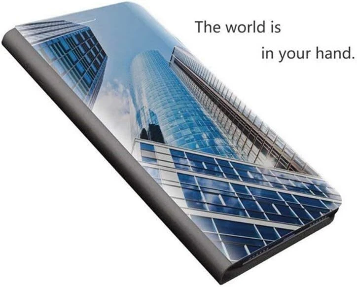 COVER FLIP Per HUAWEI Mate 20 CUSTODIA LIBRO A SPECCHIO CLEAR VIEW 360° - Immagine 4 di 4