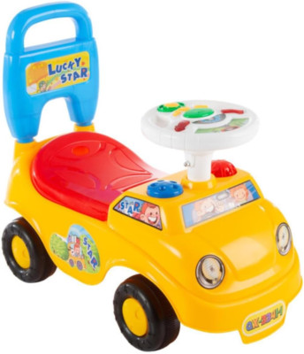 Kids Push Car   Scoot and Ride Car Walker with Steering Wheel, Lights, Sounds, M
