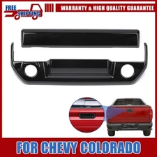 Car Rear Trunk Door Handle COVER TRIM DECOR For Chevrolet Colorado 23+ BLACK ABS