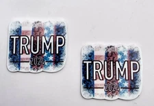 Trump 2024 Charms (hard) For Croc Style Shoes or similar items 2pc