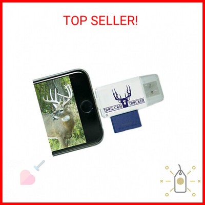 Trail Cam Tracker SD Card Reader for iPhone & Android Micro USB   Best & Fastest