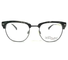Odd Molly Eyeglasses Frames COLEMAN 1 ALMOST BLK Black Grey Round 50-20-135