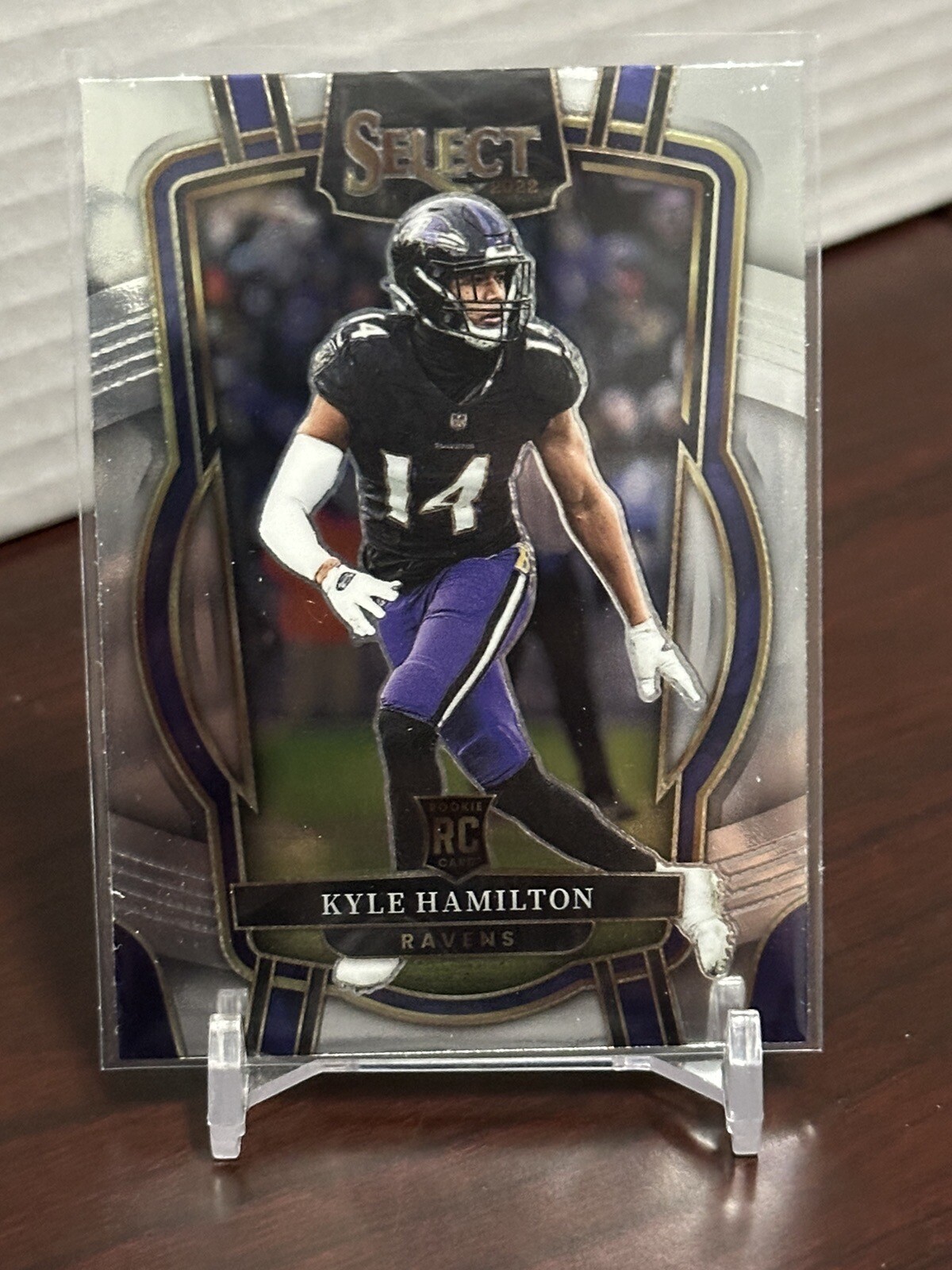 2022 Panini Select #294 Kyle Hamilton Club Level Rookie RC Baltimore Ravens