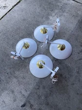 4 VTG. MID-CENTURY MODERN MODERNIST ATOMIC Walls LAMP THE DESIGNERS EDGE DIMMER