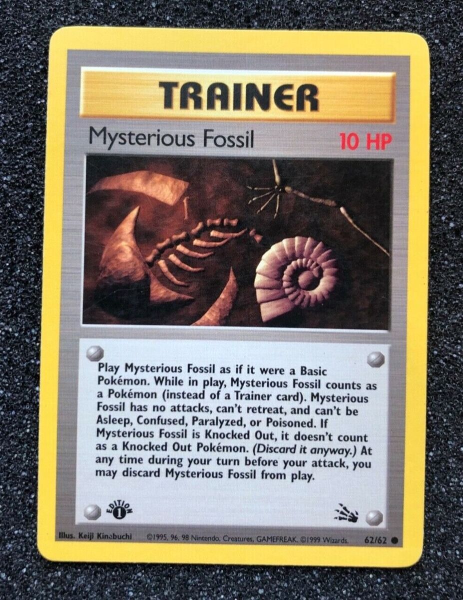 AERODACTYL - 16/62 - 1st Edition Fossil - Rare - Pokemon Card - NM