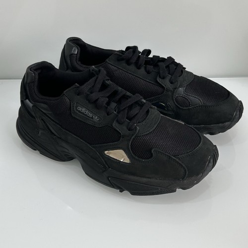 Ladies Adidas Falcon Core Trainers UK Size 7.5 Black Superb Cond Running Shoes - Picture 14 of 14