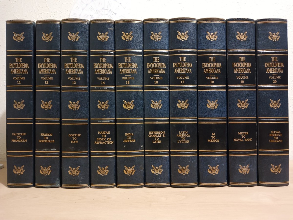 Encyclopedia Americana  全30巻 The Encyclopedia Americana Vol. 1-30-1960 Edition choose