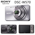 Sony Cyber-Shot Dsc-W570 16.1 Mp Digital Camera 5x Zoom English w/Battery