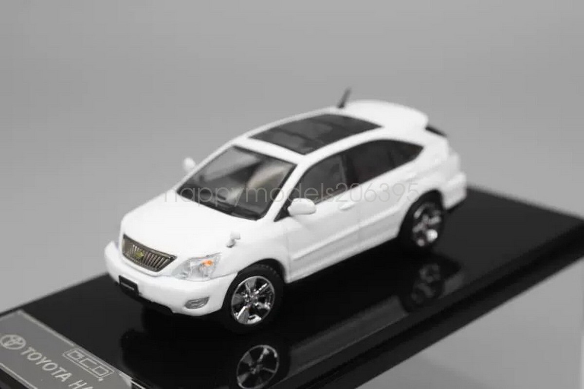 GCD 1/64 Scale For Toyota Harrier XU30 SUV White Diecast Toy