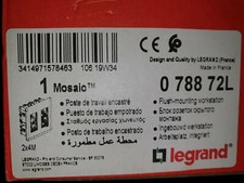Kit poste de travail encastré Mosaic pour 2x4 modules0788372L