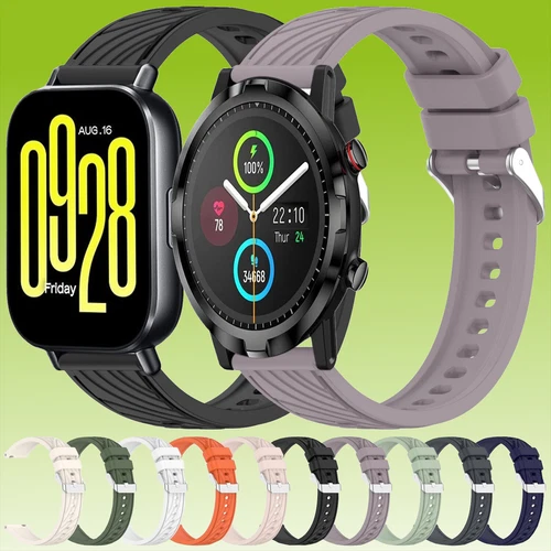 Smart Watch Strap For Xiaomi Redmi Watch 5 Active 22mm Silicone Replacement TPU Green
