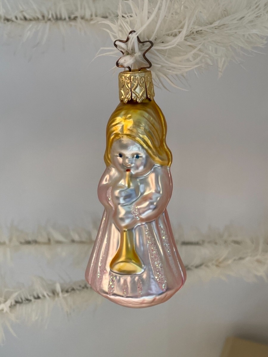 Old World Christmas Krippenengel Ornament – Mundgeblasen, Handbemalt, Für Weihnachtsbaum