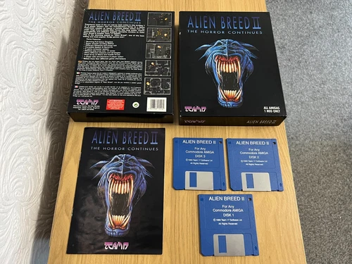Amiga Team17 Alien Breed 2 Game - Rare Boxed & Working -👽👾Retro Gift Idea👾👽