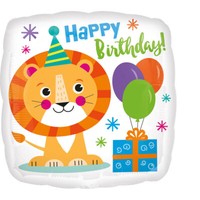 LöWe Geburtstag Folienballon Kindergeburtstag Partydeko 43 Cm