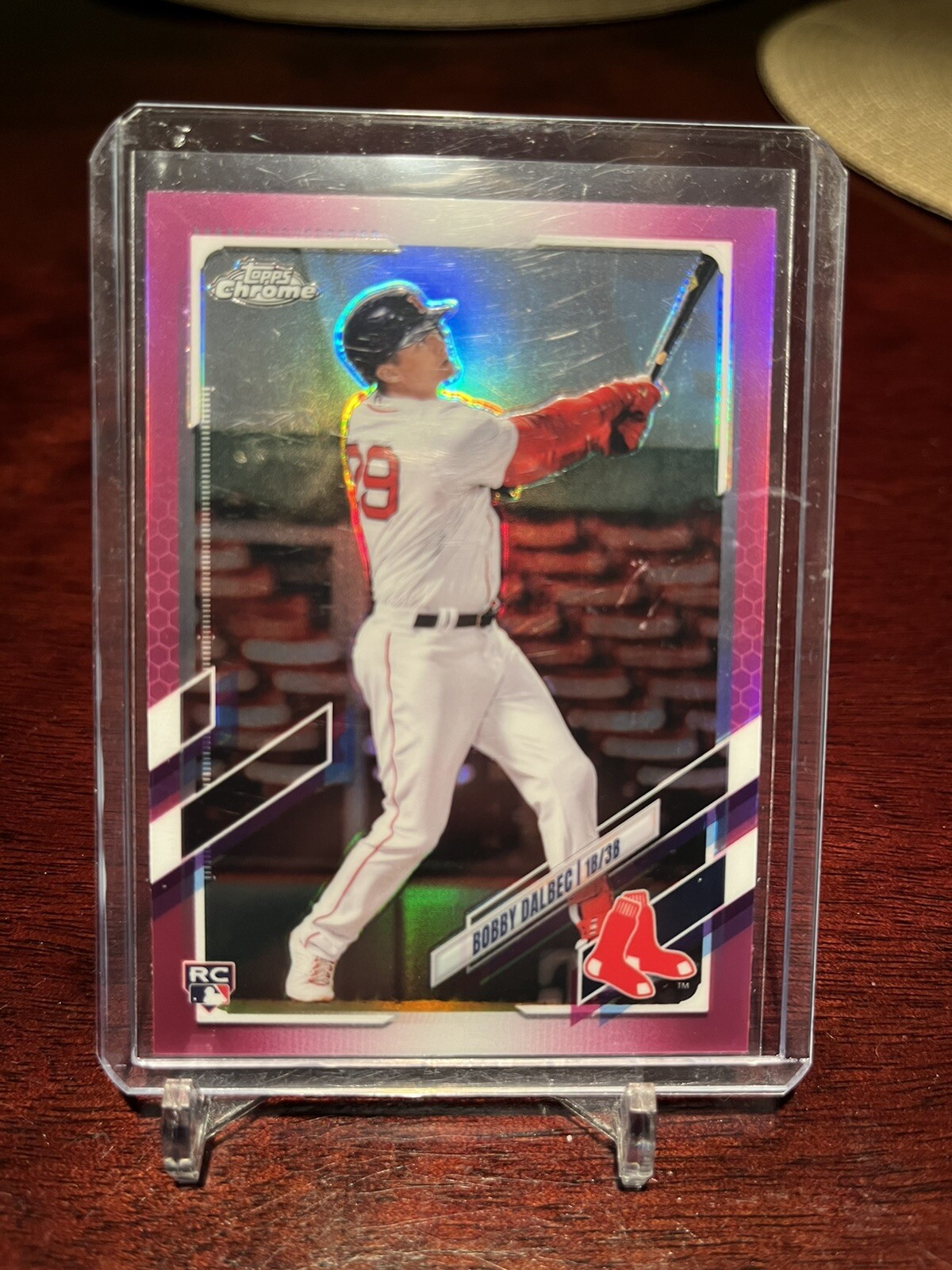 2021 Topps Chrome pink  Bobby Dalbec #151