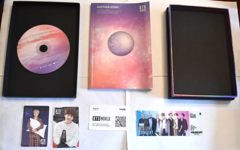 Official BTS World & Original Soundtrack Album Suga Photocard Game Card Jimin - Image 3 of 3