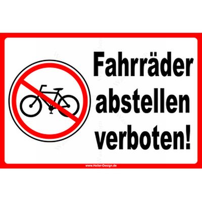Car Sticker No Bikes Parking Prohibited S390 Sticker 12cm