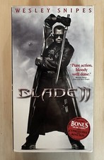 Blade II / Blade 2 VHS 2002 - Wesley Snipes + Ron Perlman + Guillermo del Toro