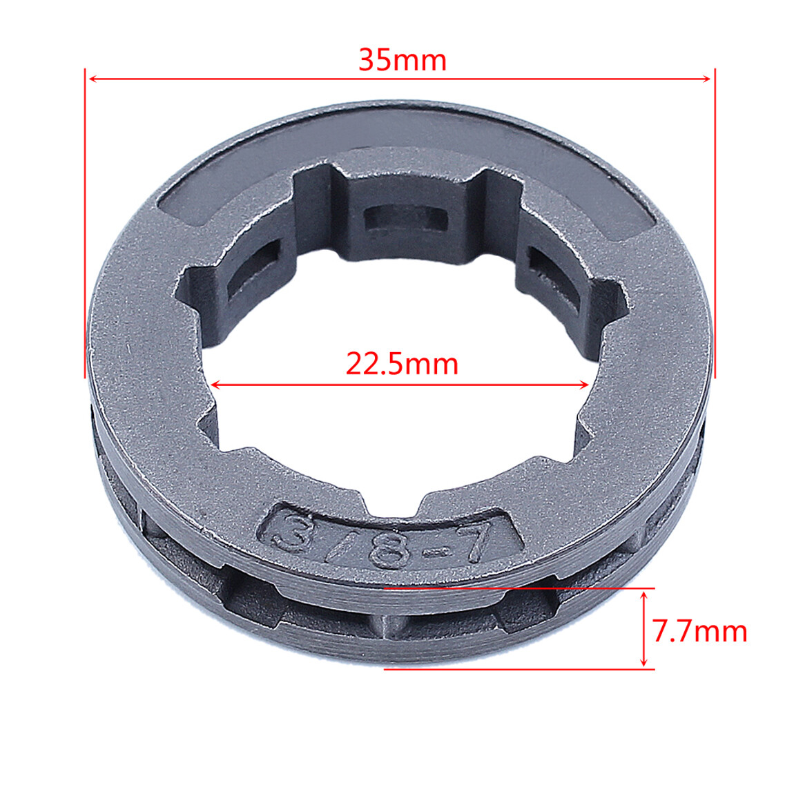 3/8" 7T Clutch Drum Cover Rim Sprocket Kit For Stihl MS460 MS362 MS361 044 046