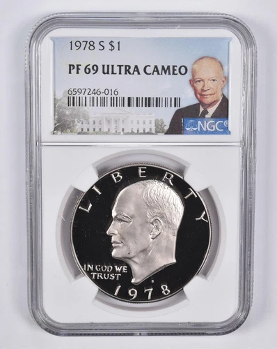 PF69 UCAM 1978-S Eisenhower Dollar Ike NGC Special Lbl