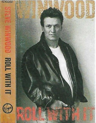 Steve Winwood  Roll With It CASSETTE ALBUM Virgin  Pop Rock Soul Blues Turkey