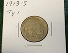 1913 S T-1 Buffalo Nickel (mostly full horn & date)