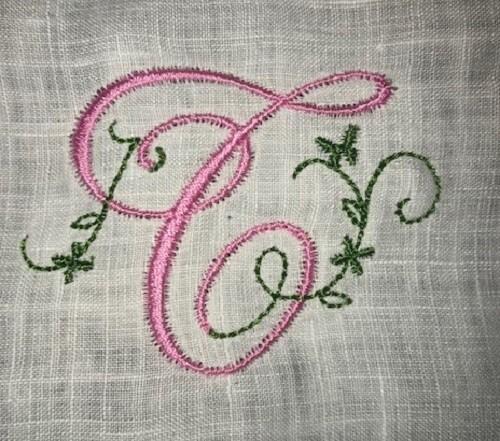 2er Set personalisierte bestickte Damen Taschentücher - Bild 24 von 36