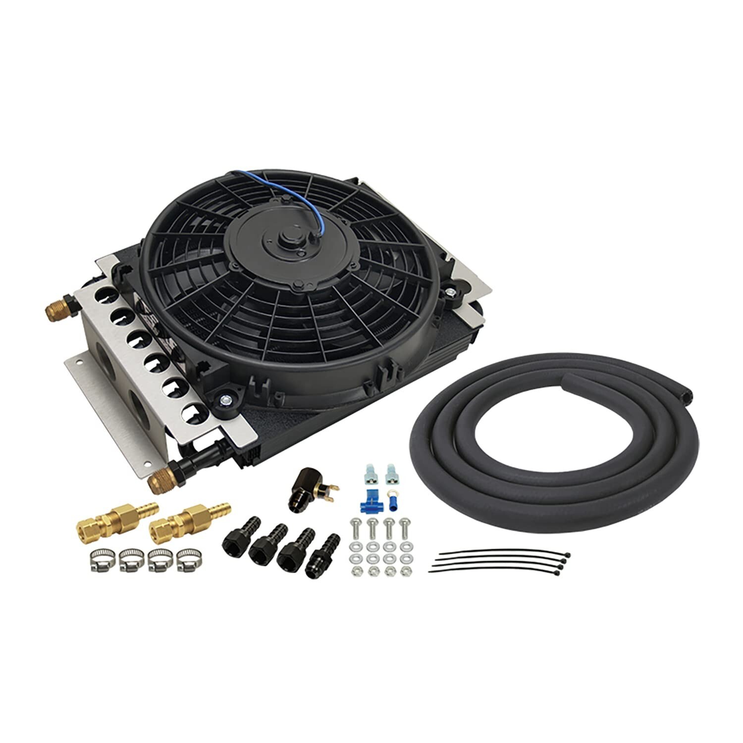 Derale 15900 Electra-Cool Remote Cooler,Black