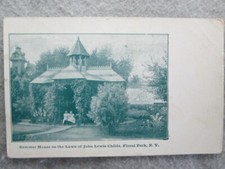 Summer House On The Lawn Of John Lewis Childs, Floral Park, New York Postcard 