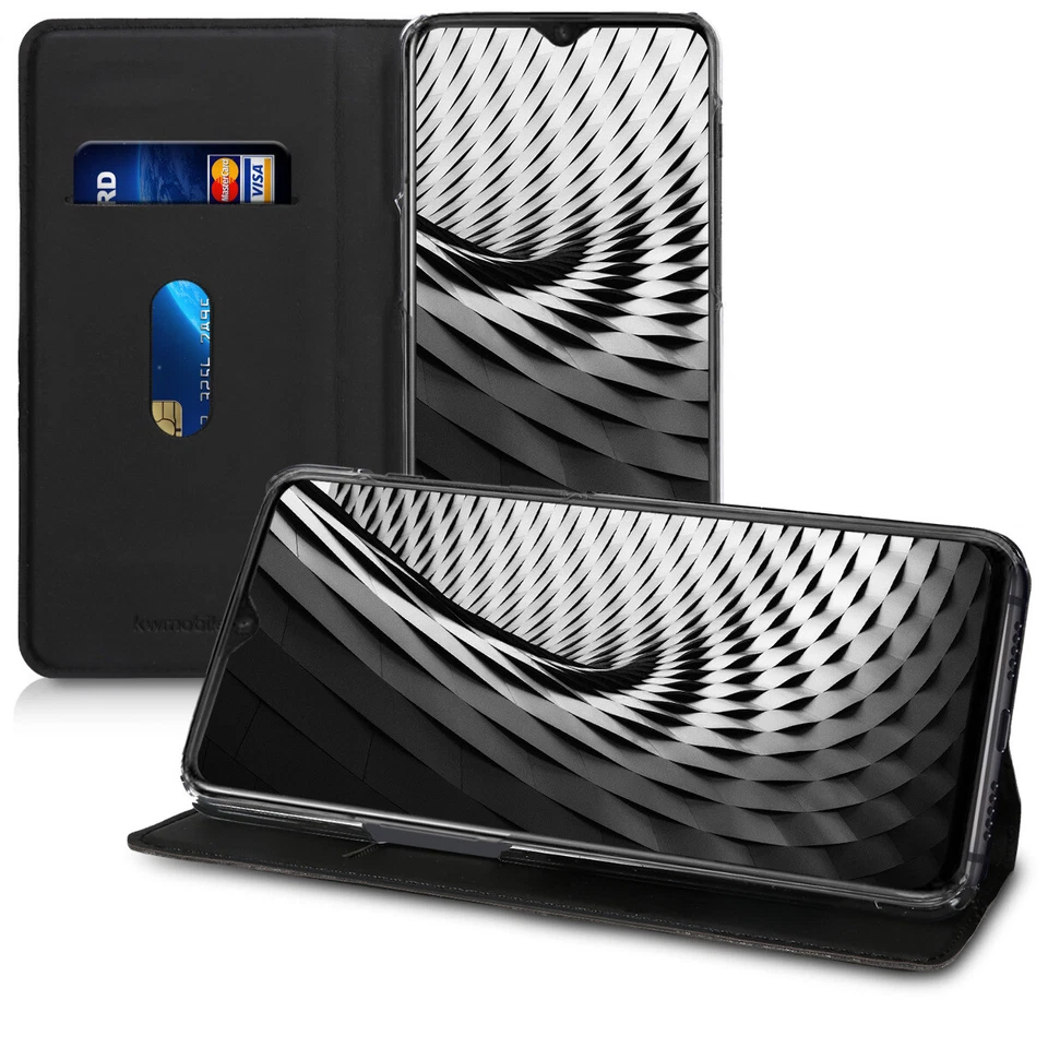 Cover per OnePlus 6T Custodia a libro in pelle PU - Immagine 4 di 4