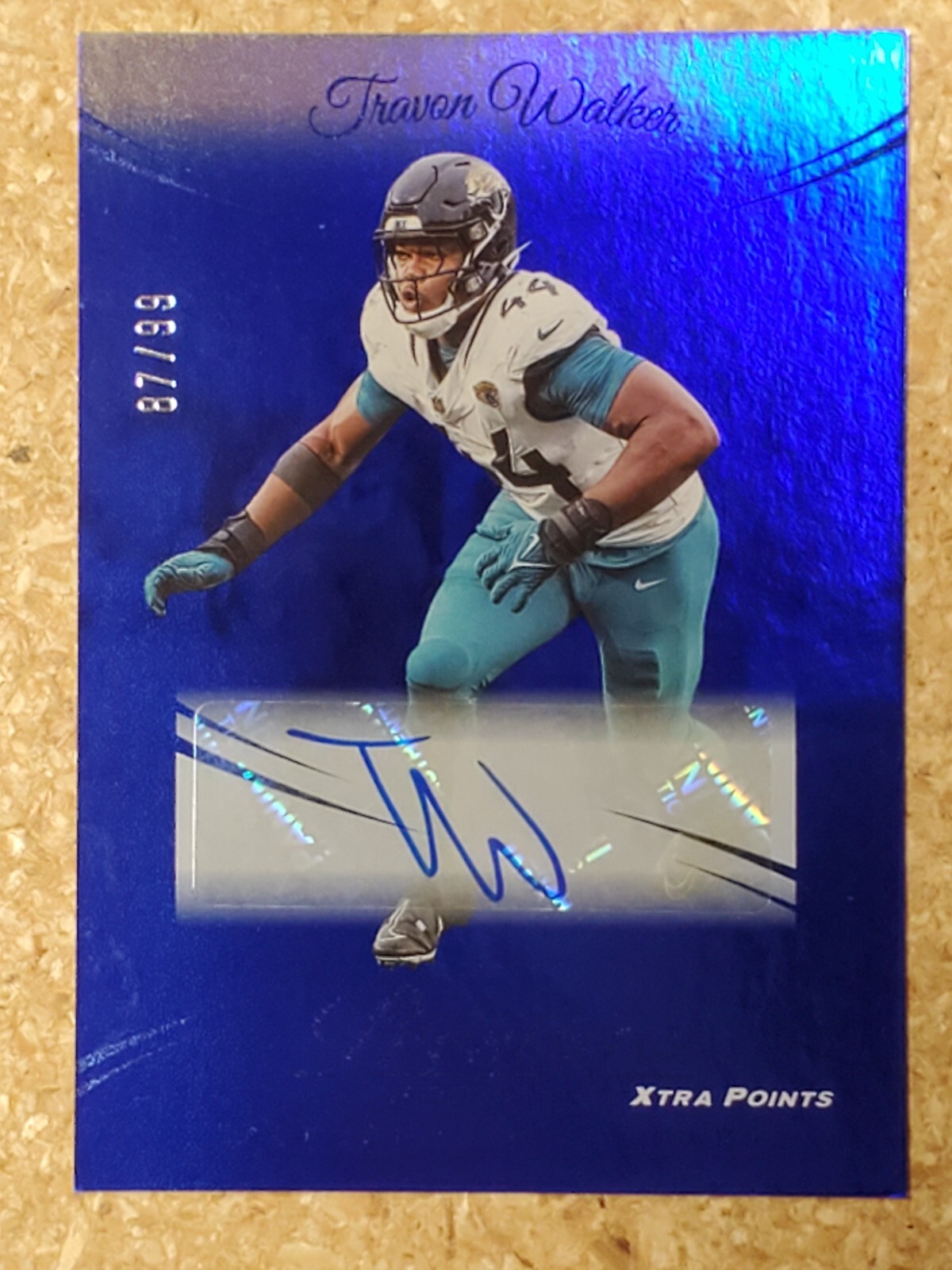2024 Panini Prestige - Travon Walker #140 Xtra Points Premium Blue ...