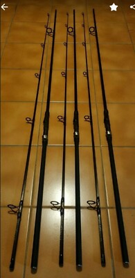 3 × North Western Sealey Carp 12 ft 3 lb Karpfenruten Rods Angeln Fishing Tackle