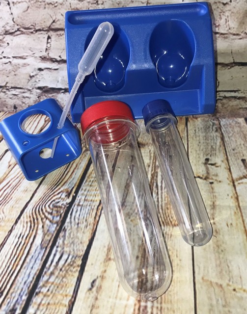 Kids TEST TUBES Chemistry Science Jumbo & Large Dropper Tube Holders