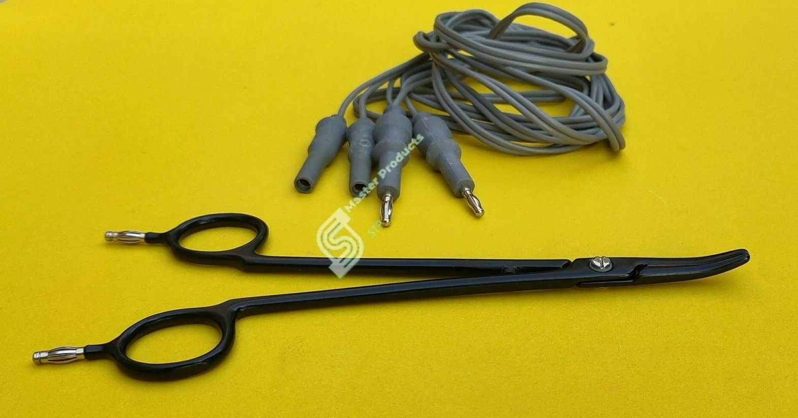 Reusable Nonstick Bipolar Artery Sealer Clamp 6.5" 4mm Pin with silicon cord