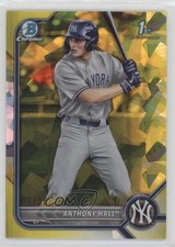 2022 Bowman Chrome Draft Sapphire Edition Yellow /99 Anthony Hall #BDC-97 1u6