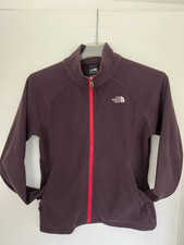 The North Face Women s Medium Purple Fleece Pink Zipper Full Zip Standup Collar