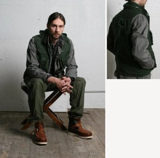 Engineered Garments Wool Lined Commando Vest - Image 2 of 4