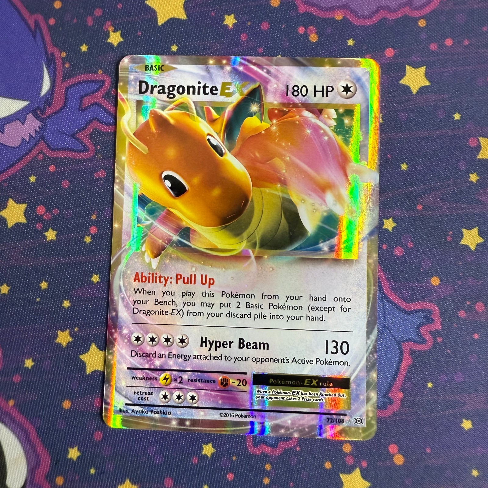 Dragonite EX - 72/108 - Pokemon Evolutions XY Ultra Rare Card NM