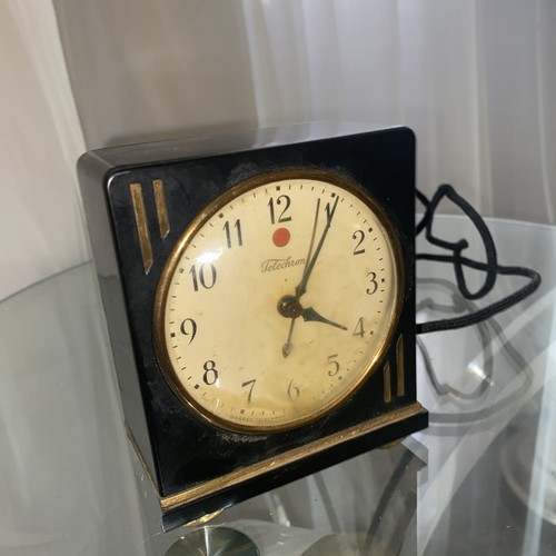 Vintage Telechron Art Deco Bakelite Clock ~ Working! Free Shipping - Picture 21 of 21