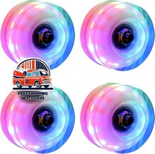 Ruedas de patines luminosas con rodamientos instalados para exteriores NUEVO US