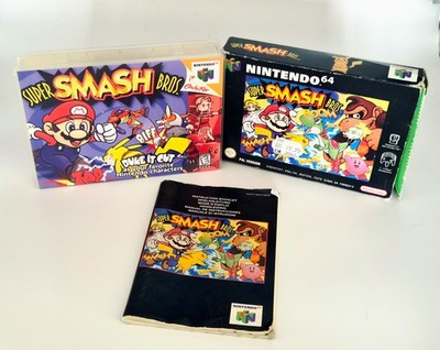 Nintendo 64 N64 Super Smash Bros PAL OVP Anleitung NEU6 Mario