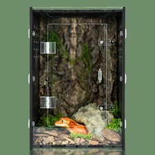Reptile Tank 8x8x12 Terrarium   PVC Reptile Enclosure, Lizard Tank, Crested G...
