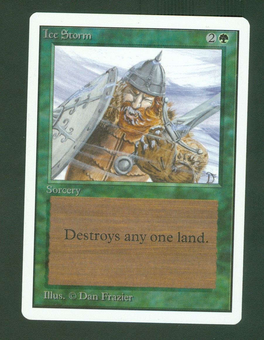 ICE STORM  UNLIMITED  uncommon  Magic the Gathering