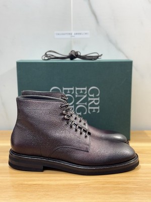 Green George Knöchelschuhe Leder Brett   Grain Hintergrund Vibram Casual Stiefel
