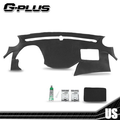 Fit For 2011 2012 13 2014 Hyundai Sonata Dashboard Dash Cover Cap Overlay Black