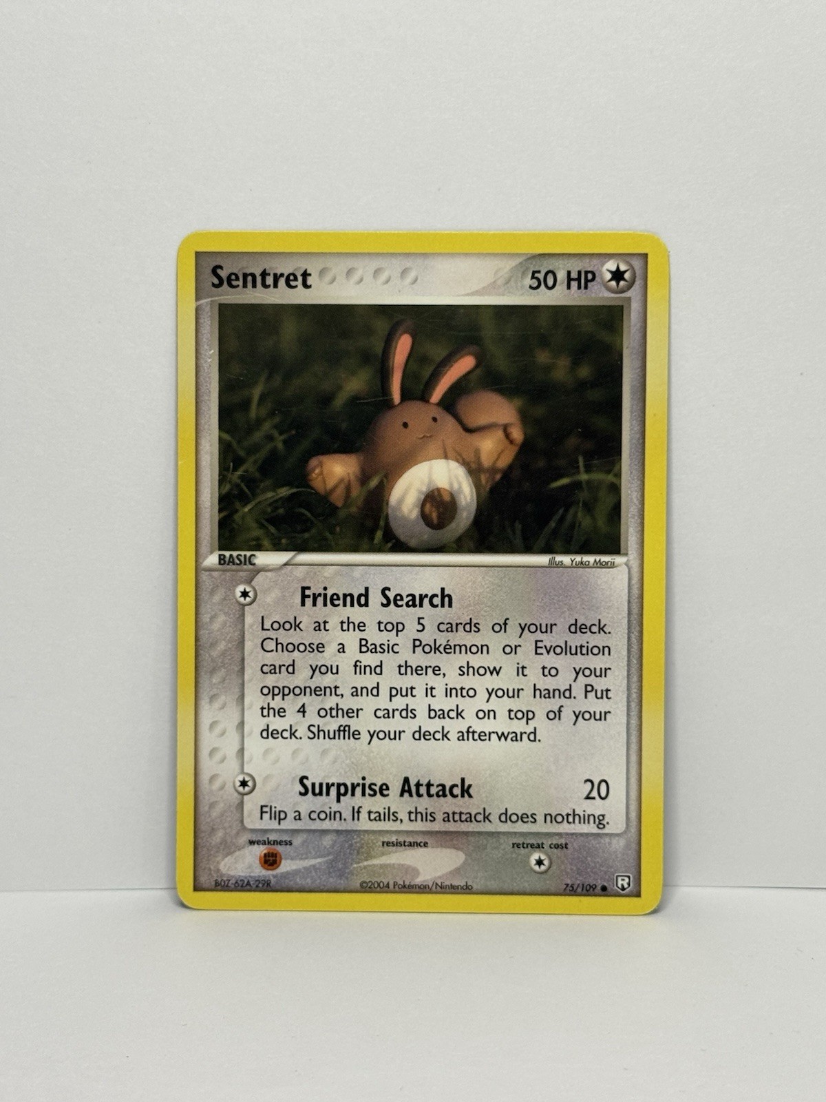 Sentret 75/109 Yuko Morri art work EX Team Rocket Returns ENG