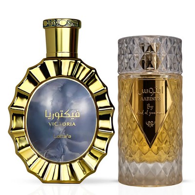 Victoria by Lattafa & Aabinus by Ard Al Zaafaran EDP Spray 100ml (Bundle)