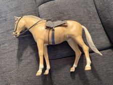 VTG LOUIS MARX 60’s Johnny West PANCHO Horse Pony Action Figure 9" USA palomino 
