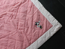 Disney Minnie Mous Tagesdecke rosa 200x135 cm Steppdecke Bett&uuml;berwurf Kinder