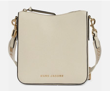 NWT Marc Jacobs Drifter Swing Pack Crossbody Leather Bag Marshmallow